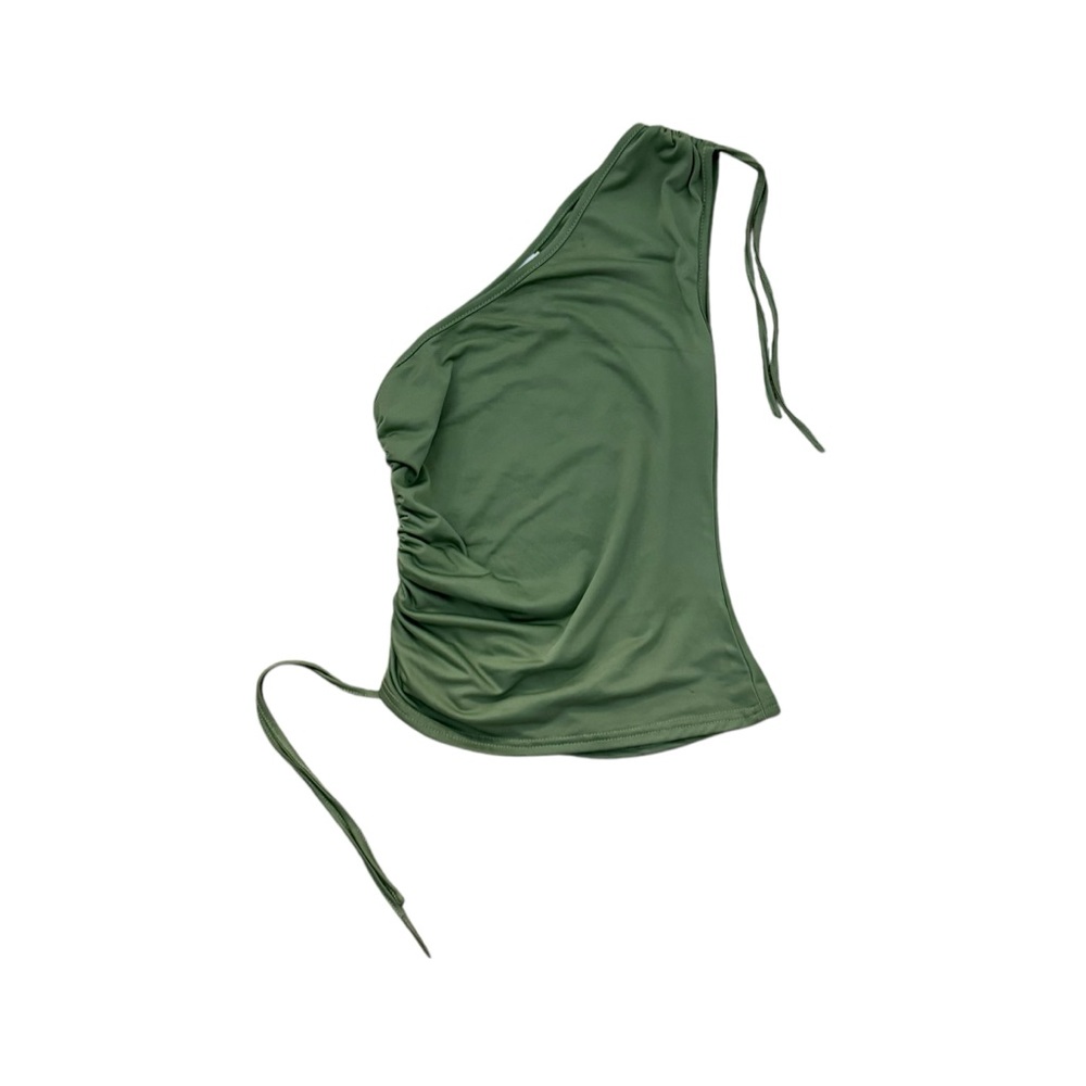 Princes Polly one shoulder green adjustable top